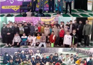 حضور دادستان و رئیس دادگستری بابلسر در جمع معتکفین امامزاده ابراهیم(ع) بابلسر